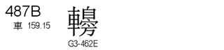 U+487B